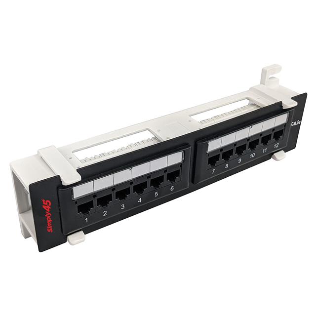 Simply45 S45-2512 - Patch Panel, Cat5e RJ45