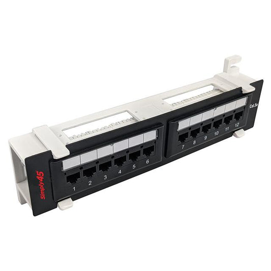 Simply45 S45-2512 - Patch Panel, Cat5e RJ45