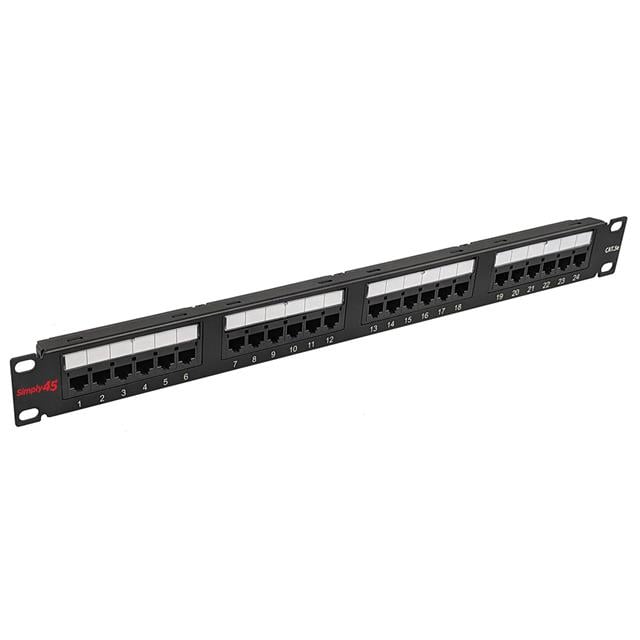Simply45 S45-2524 - Patch Panel, Cat5e RJ45