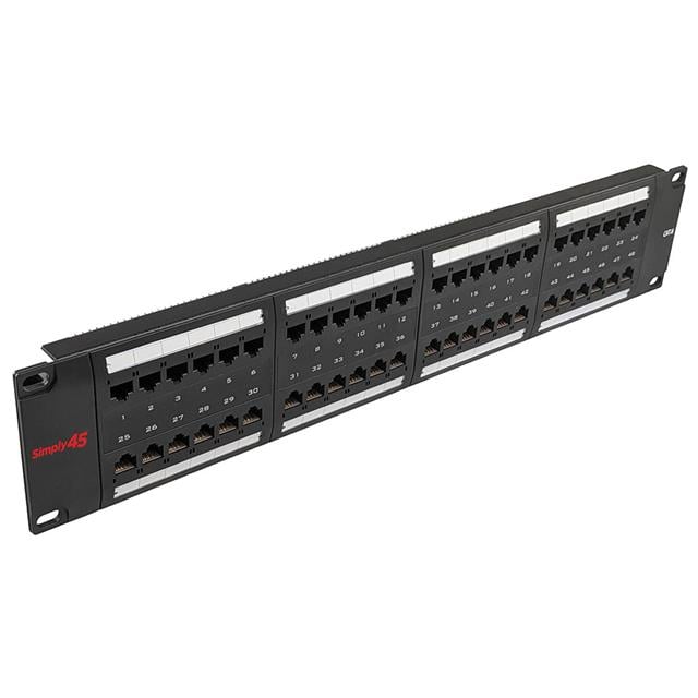 Simply45 S45-2548 - Patch Panel, Cat5e RJ45