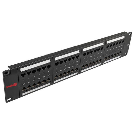 Simply45 S45-2548 - Patch Panel, Cat5e RJ45