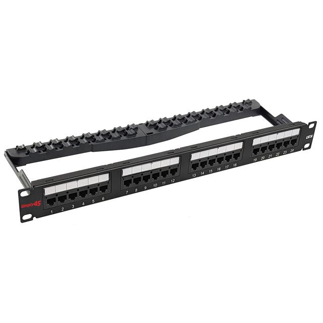 Simply45 S45-2624 - Patch Panel, Cat6 RJ45