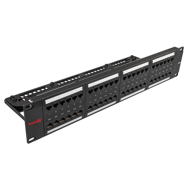 Simply45 S45-2648 - Patch Panel, Cat6 RJ45