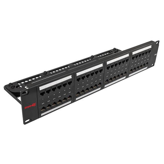 Simply45 S45-2648 - Patch Panel, Cat6 RJ45