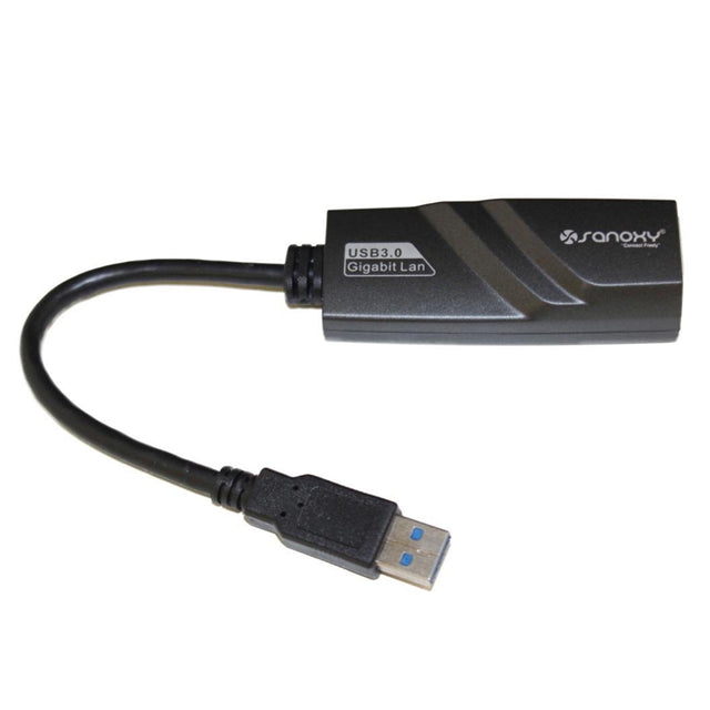 Sanoxy SANOXY-DSV-USB3-GIGETH - USB a Ethernet USB - A 3.0 (3.1 Gen 1, Superspeed) macho