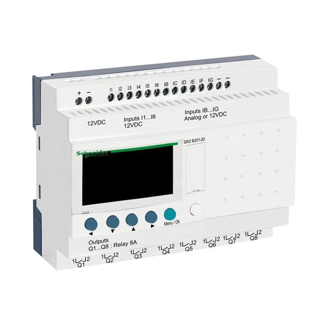 Schneider Electric SR2B201JD Zelio Logic COMPACT SMART RELAY, ZELIO LOGIC 6 - Analog