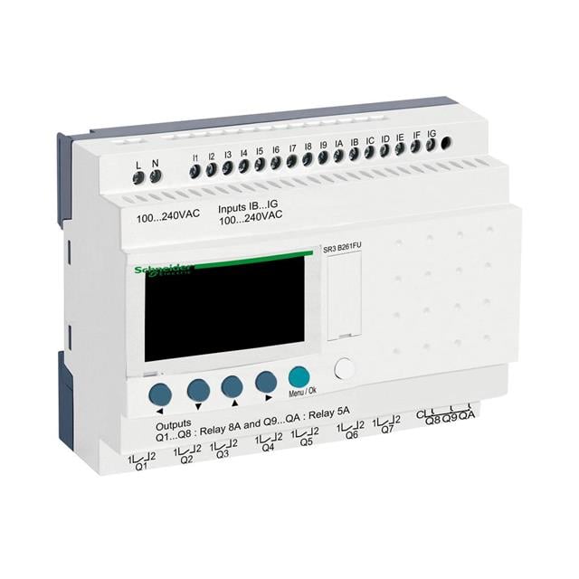 Schneider Electric SR3B261FU Zelio Logic MODULAR SMART RELAY, ZELIO LOGIC 16 - Digital
