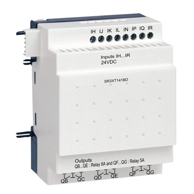 Schneider Electric SR3XT141BD Zelio Logic Input, Output (I/O) Module Zelio Logic Series