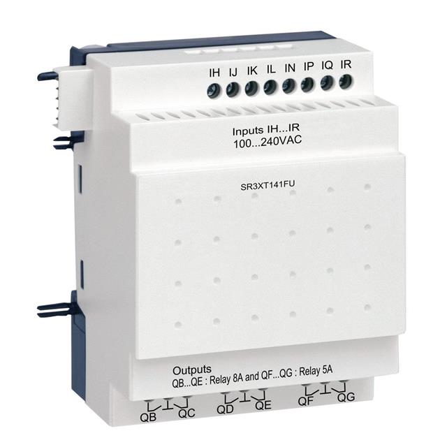 Schneider Electric SR3XT141FU Zelio Logic Input, Output (I/O) Module Zelio Logic Series