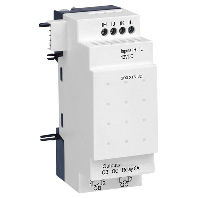 Schneider Electric SR3XT61JD Zelio Logic Input, Output (I/O) Module Zelio Logic Series