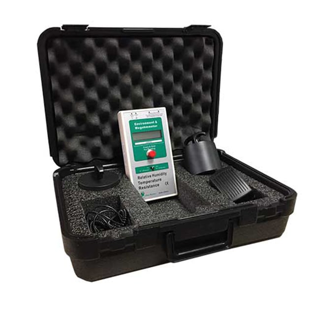Transforming Technologies SRM500K Ohm Metrics™SRM500K Surface Resistivity Meter Measuring Surface Resistivity, Humidity, and Temperature