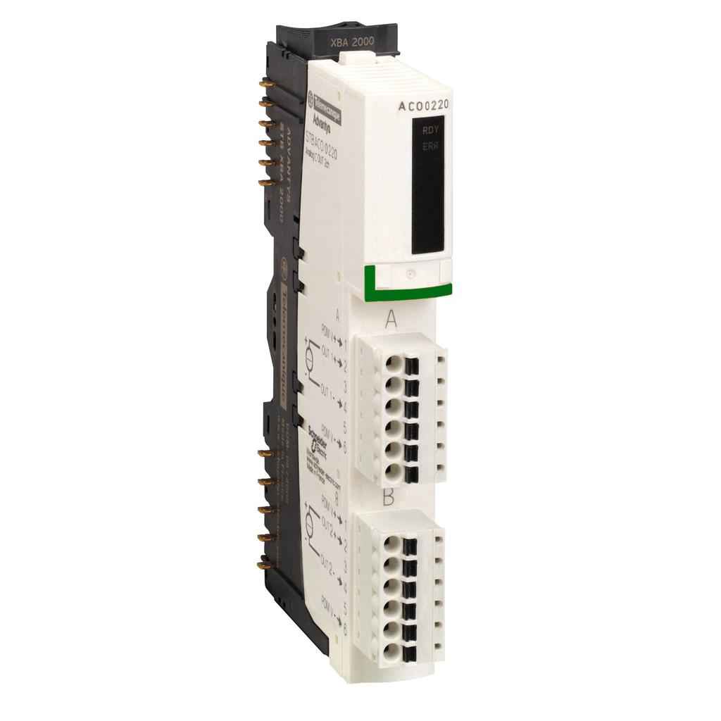 Schneider Electric STBACO0220K Modicon STB Input, Output (I/O) Module Modicon STB Series