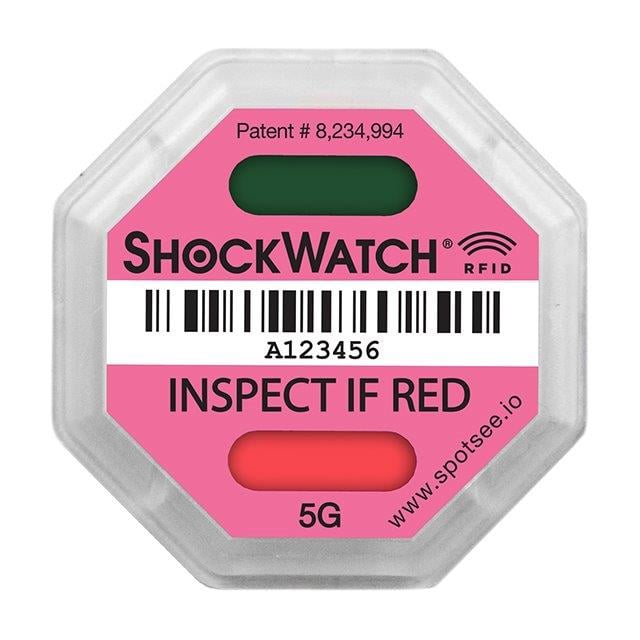 SpotSee SWRFID-5G ShockWatch RFID - Pasivo