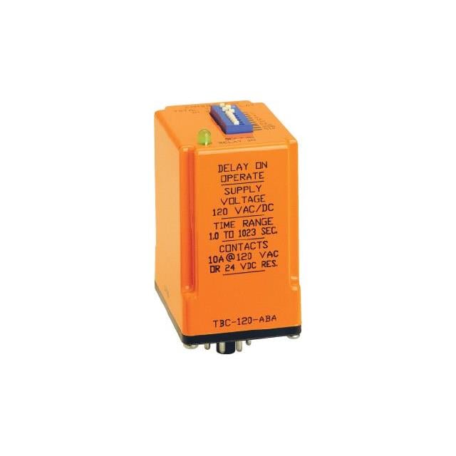 ATC-Diversified Electronics TBC-120-AAA TBC Para enchufe Relé mecánico 0.1 seg ~ 102.3 seg 10A a 250VCA/24VCC
