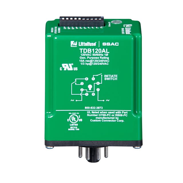 Littelfuse Inc. TDB230AL TDB Para enchufe Relé mecánico 1 seg ~ 1023 seg 10A a 120/240VCA