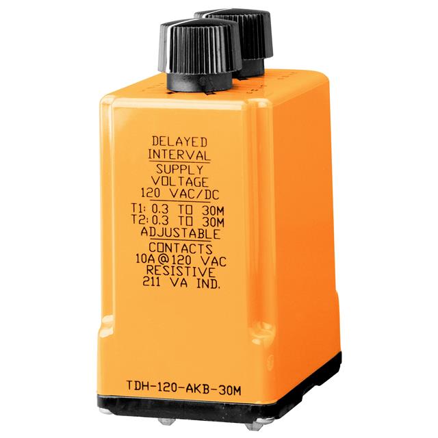 ATC-Diversified Electronics TDH-120-AKA-060 TDH Para enchufe Relé mecánico 0.6 ~ 60 seg 10A a 250VCA/24VCC