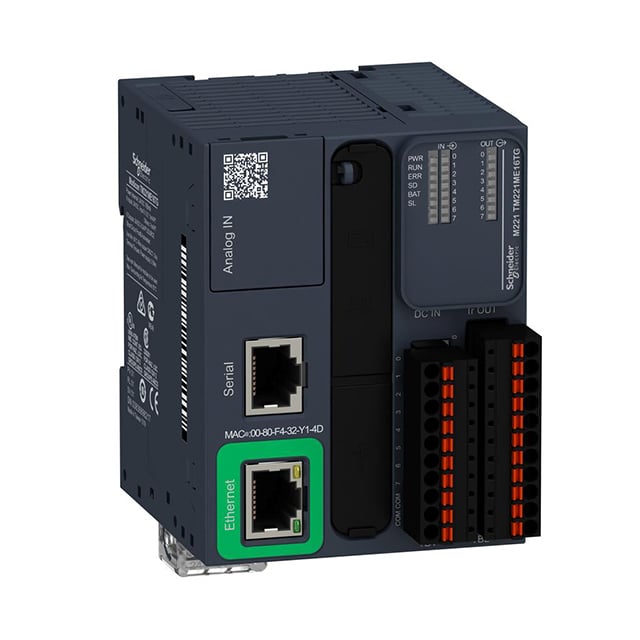 Schneider Electric TM221ME16TG Modicon M221 CONTROLLER M221-16IO TR.PNP ETH 8 - Analog