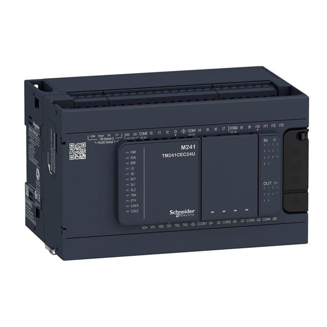 Schneider Electric TM241C24R Modicon M241 LOGIC CONTROLLER, MODICON M241, 14 - Digital