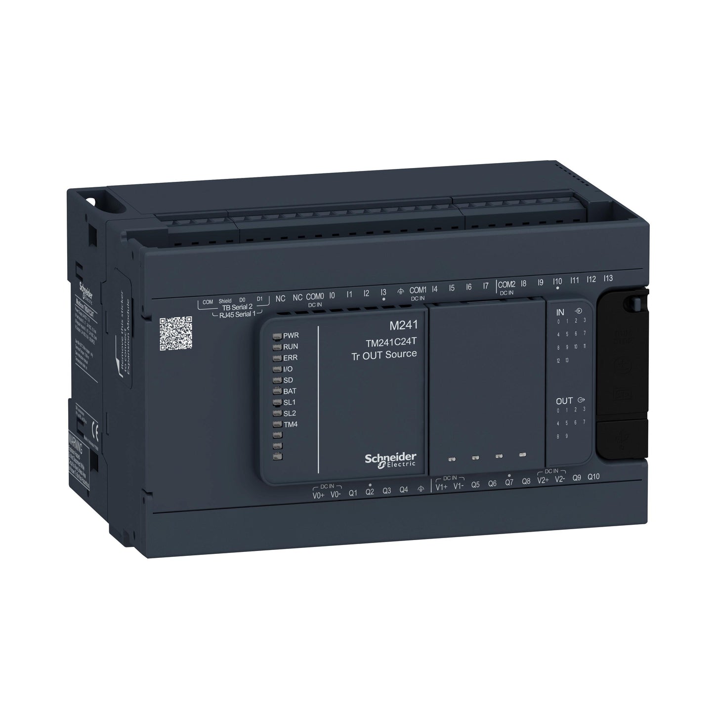 Schneider Electric TM241C24T Modicon M241 M241-24IO TR.PNP 14 - Digital