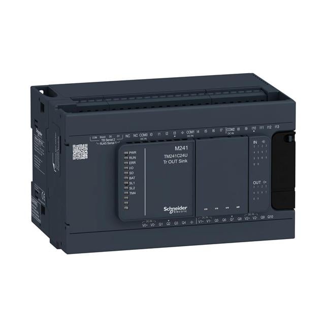 Schneider Electric TM241C24U Modicon M241 LOGIC CONTROLLER, MODICON M241, 14 - Digital
