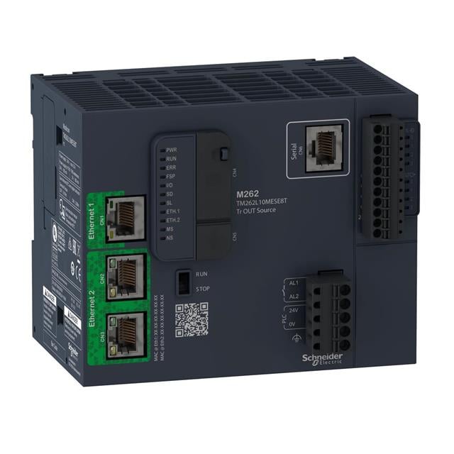 Schneider Electric TM262L10MESE8T Modicon M262 LOGIC CONTROLLER, MODICON M262, 4 - Digital