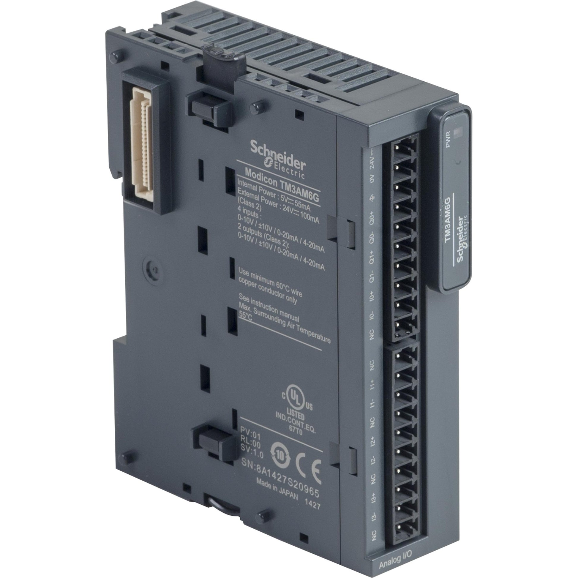 Schneider Electric TM3AM6G Modicon TM3 Input, Output (I/O) Module Multiple Series