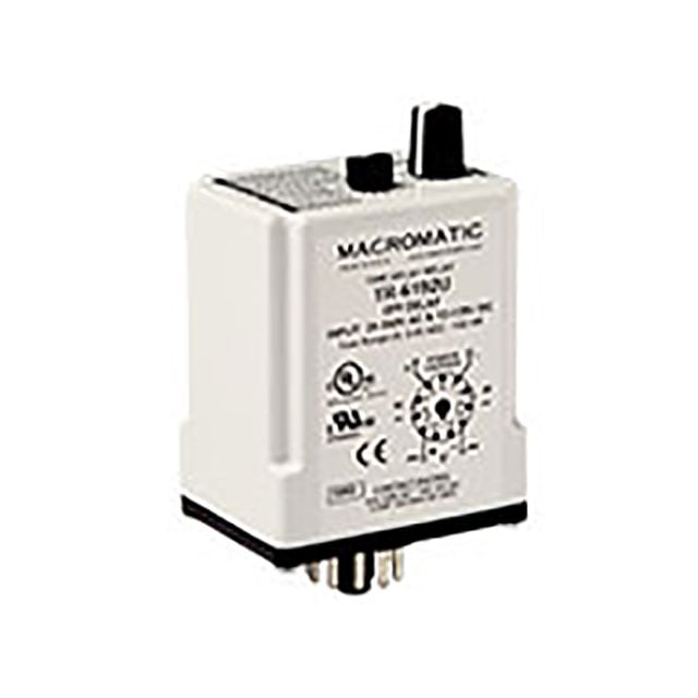 Macromatic Industrial Controls TR-6192U TR-6 Para enchufe Relé mecánico 0.05 seg ~ 100 h 10A a 240VCA/30VCC