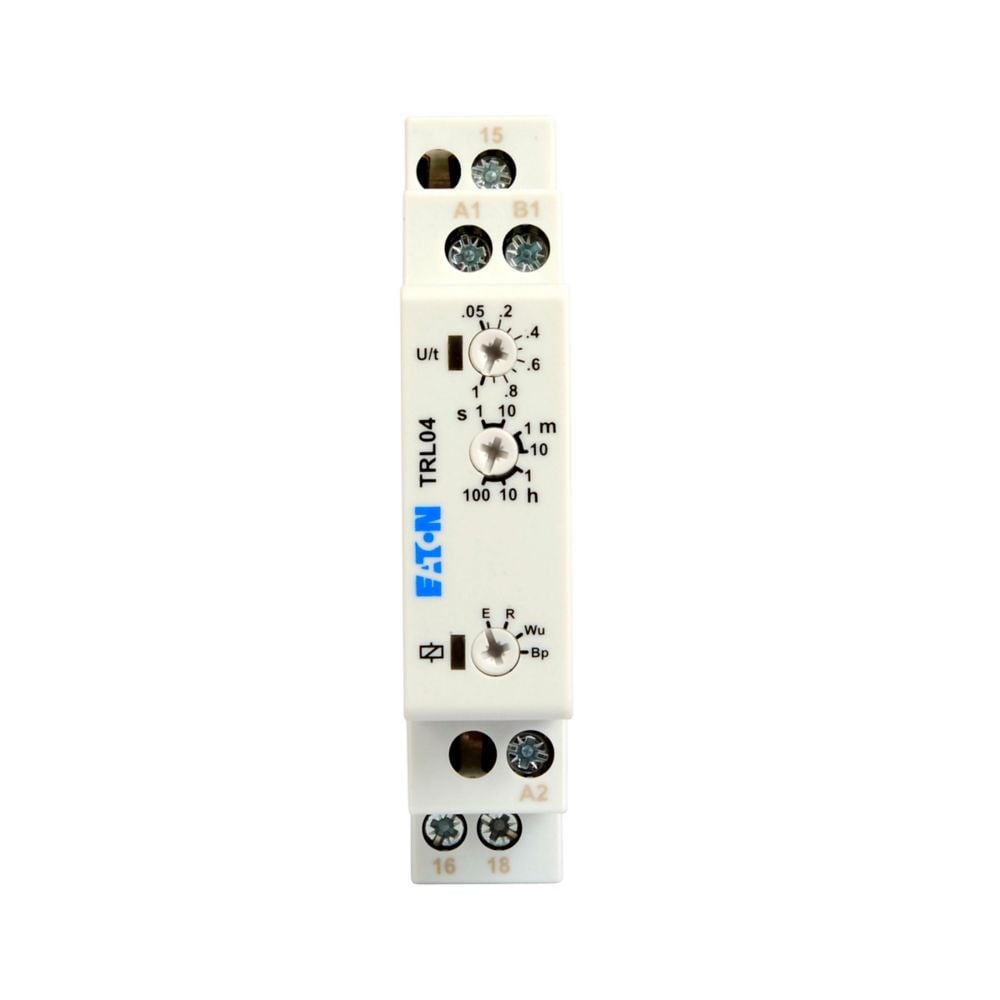 Eaton Electrical TRL04 TR Riel DIN Relé mecánico 0.05 seg ~ 100 h 8A a 250VCA