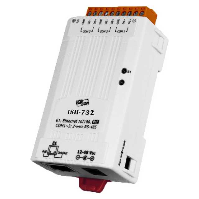 ICP DAS USA INC TSH-732 tSH-700 Serial to Ethernet RS-232
