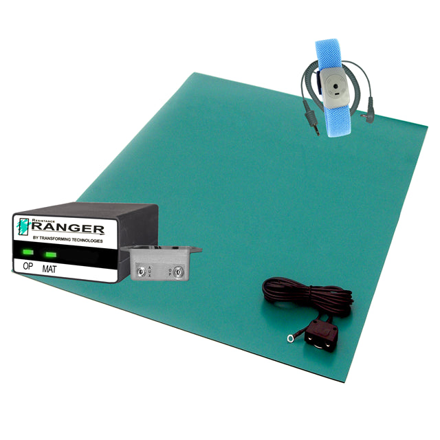 Transforming Technologies TTB2A-24GN - Workstation Monitor Work Surface, Wrist Strap (2) Monitoring