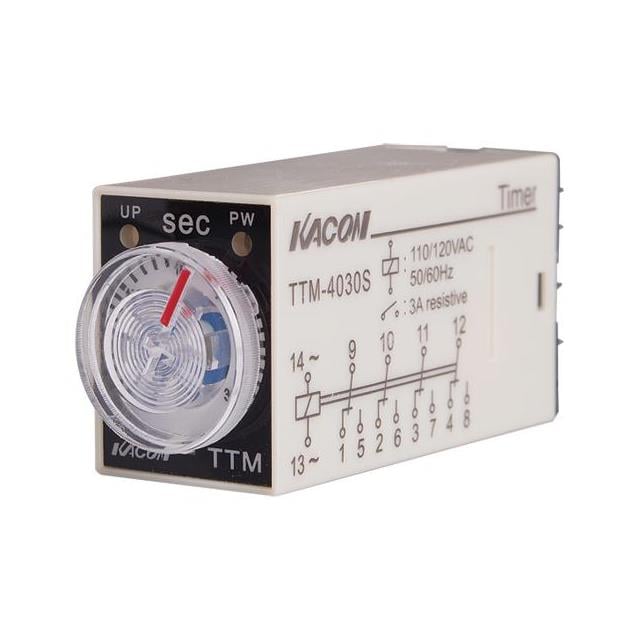 Autonics TTM4010S-24VDC TTM Para enchufe - 0.1 ~ 10 seg 3A a 240VCA