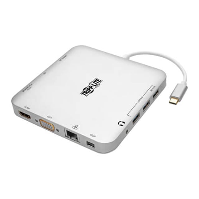 Eaton Tripp Lite U442-DOCK2-S - USB a DisplayPort - Mini, Ethernet, HDMI, USB, VGA USB - C 3.0 (3.1 Gen 1, Superspeed) macho