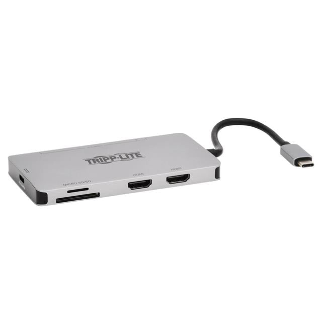 Eaton Tripp Lite U442-DOCK8-GG - USB a HDMI, MICRO SD, SD, USB USB - C macho