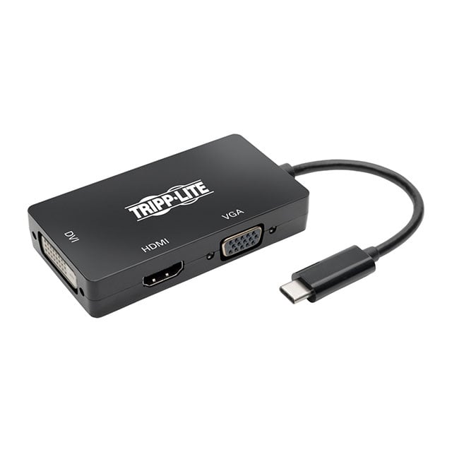 Eaton Tripp Lite U444-06N-HDV4KB - USB a DVI, HDMI, VGA USB - C 3.0 (3.1 Gen 1, Superspeed) macho