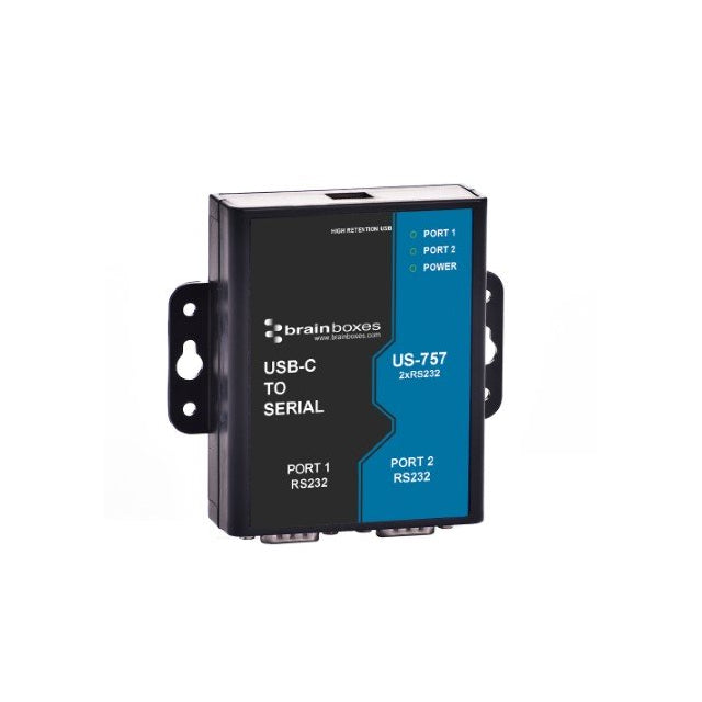 Brainboxes US-757 - USB a serial USB - C 2.0 macho