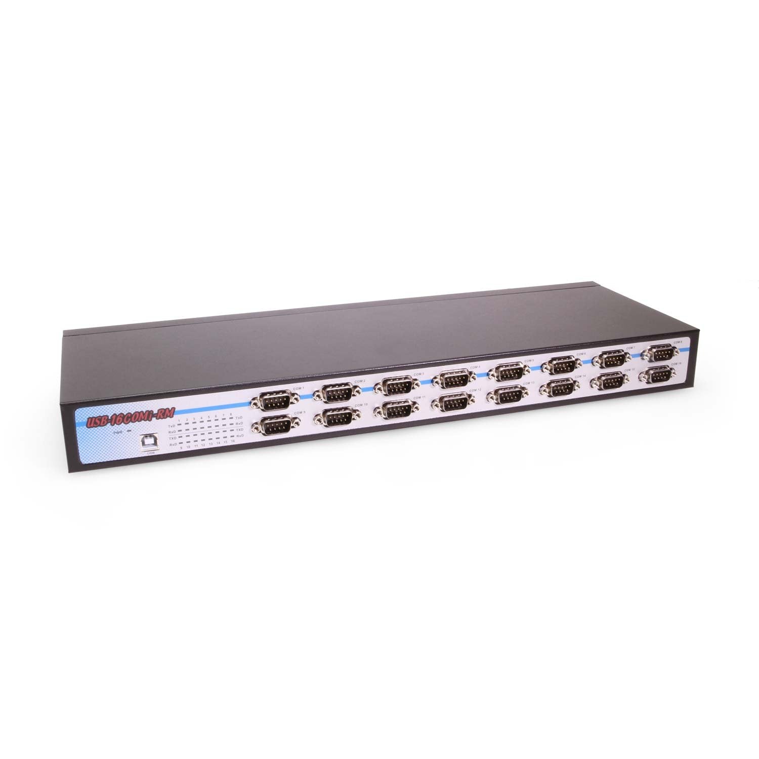 Coolgear USB-16COMI-RM - USB a serial USB - B 2.0 hembra