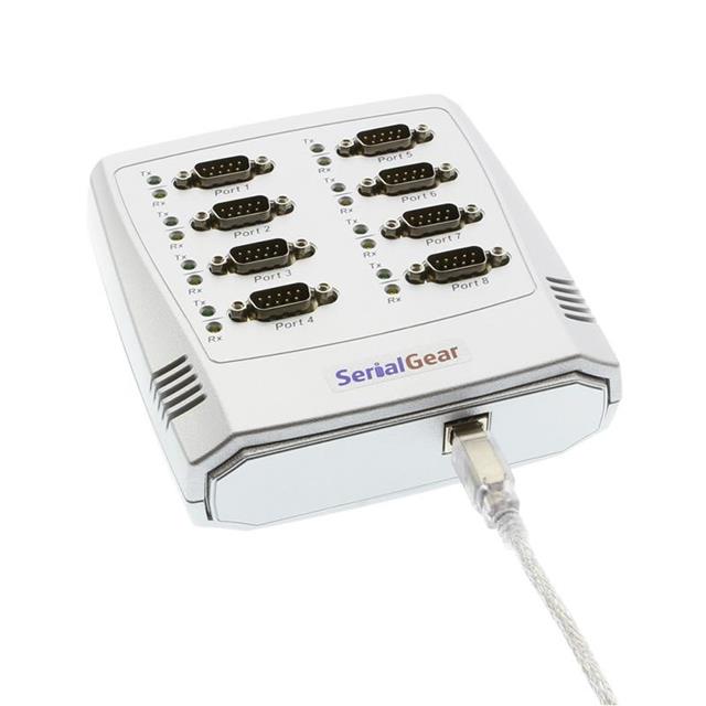 SerialGear USB-8COM - USB a serial USB - B 2.0 hembra