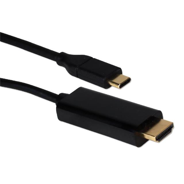 QVS USBCHD-03 - USB a HDMI USB - C macho