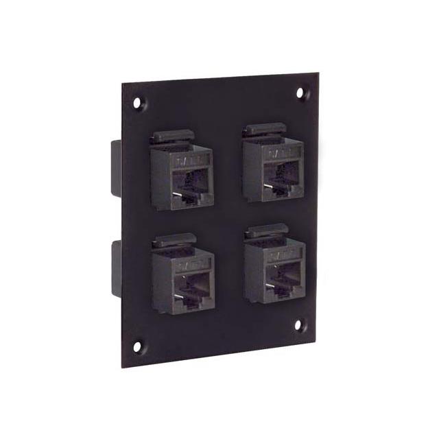 L-com USP4MC5B - Patch Panel, Cat5e RJ45 Jack