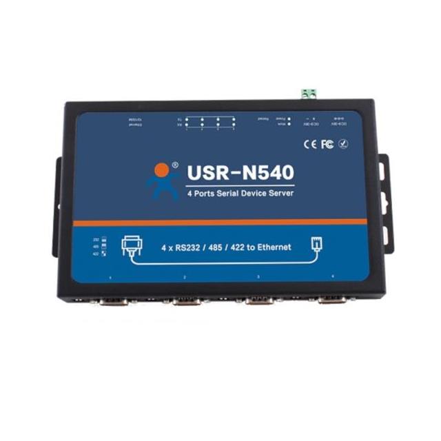 USR IOT USR-N540-H7 N540 Converter, Serial to Ethernet Ethernet, RS-232/422/485