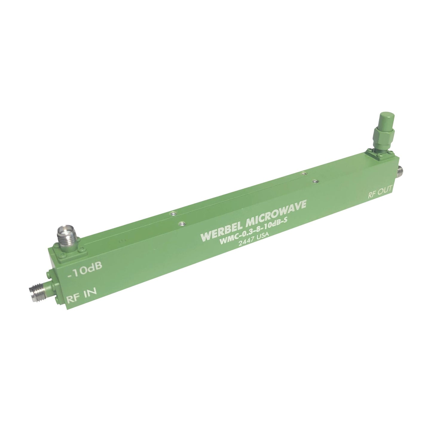 Werbel Microwave LLC WMC-0.3-8-10dB-S Single Coupler Estándar 300MHz ~ 8GHz Celular, GSM, ISM, militar, PCN, Wi-Fi, WiMAX
