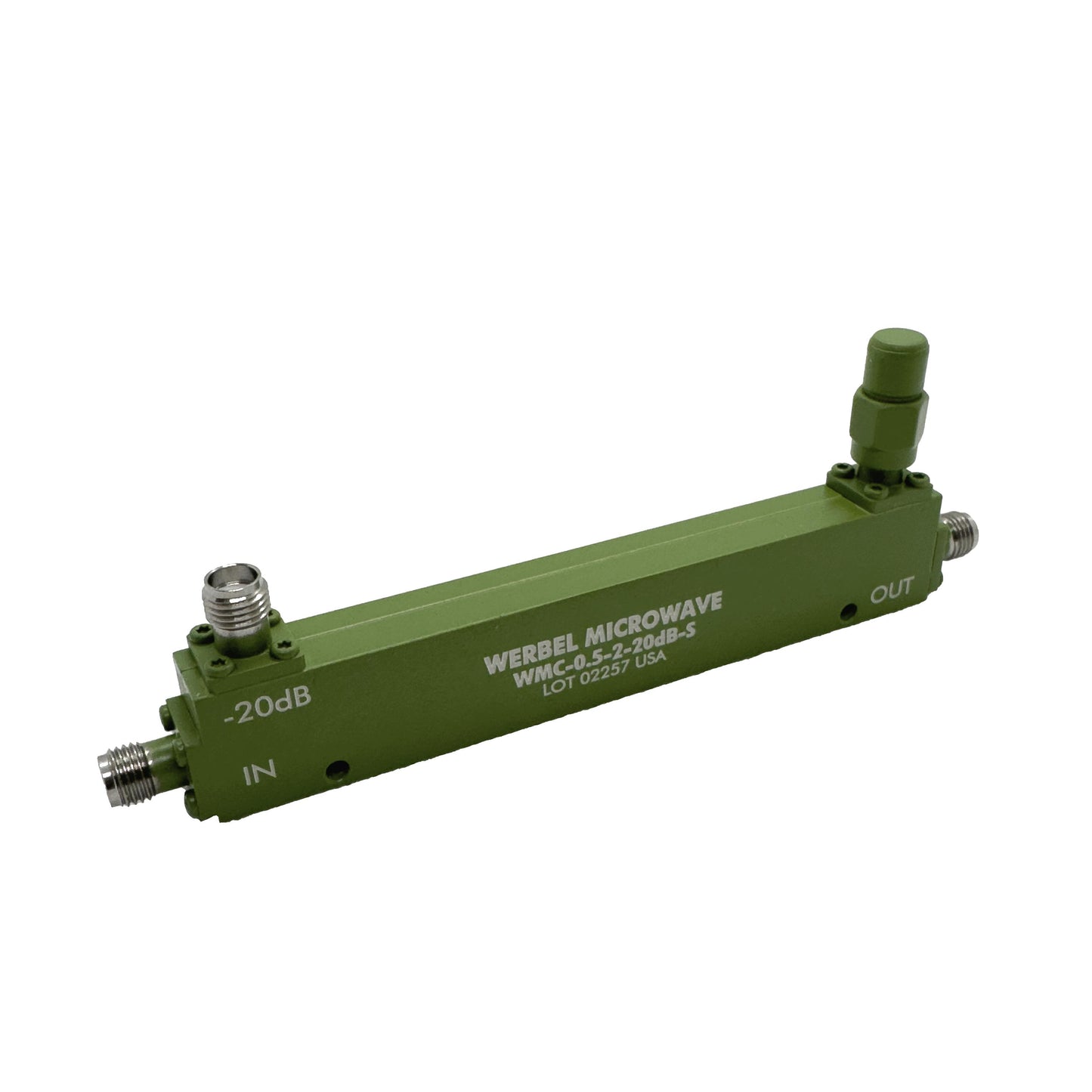 Werbel Microwave LLC WMC-0.5-2-20dB-S Single Coupler Estándar 500MHz ~ 2GHz Propósito general