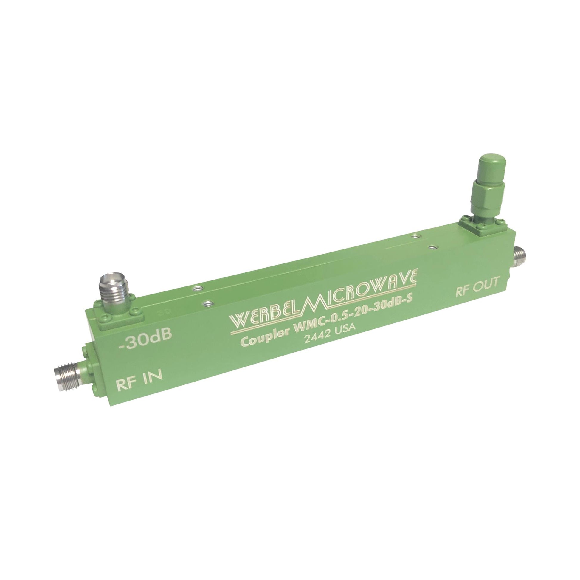 Werbel Microwave LLC WMC-0.5-20-30DB-S - Estándar 500MHz ~ 20GHz Celular, GSM, ISM, militar, PCN, Wi-Fi, WiMAX