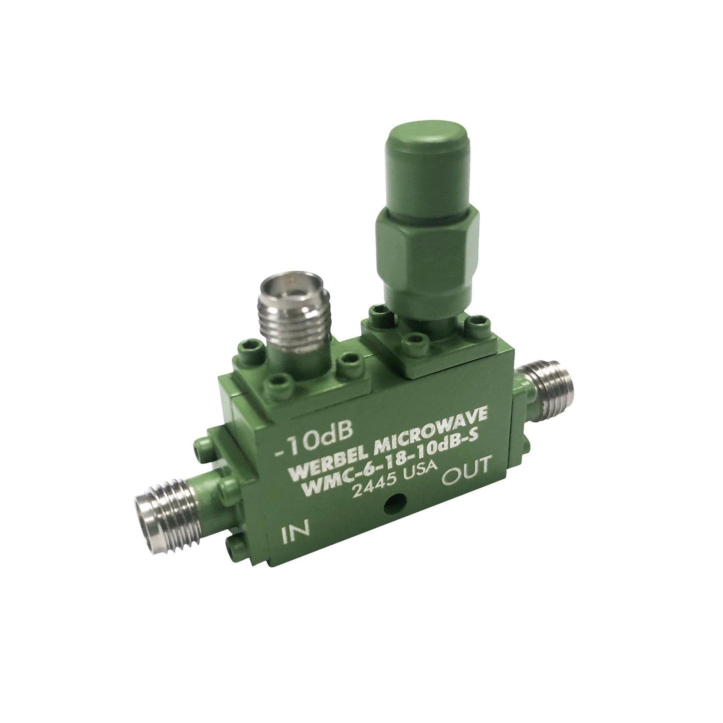 Werbel Microwave LLC WMC-6-18-10DB-S Single Coupler Estándar 6GHz ~ 18GHz Celular, militar