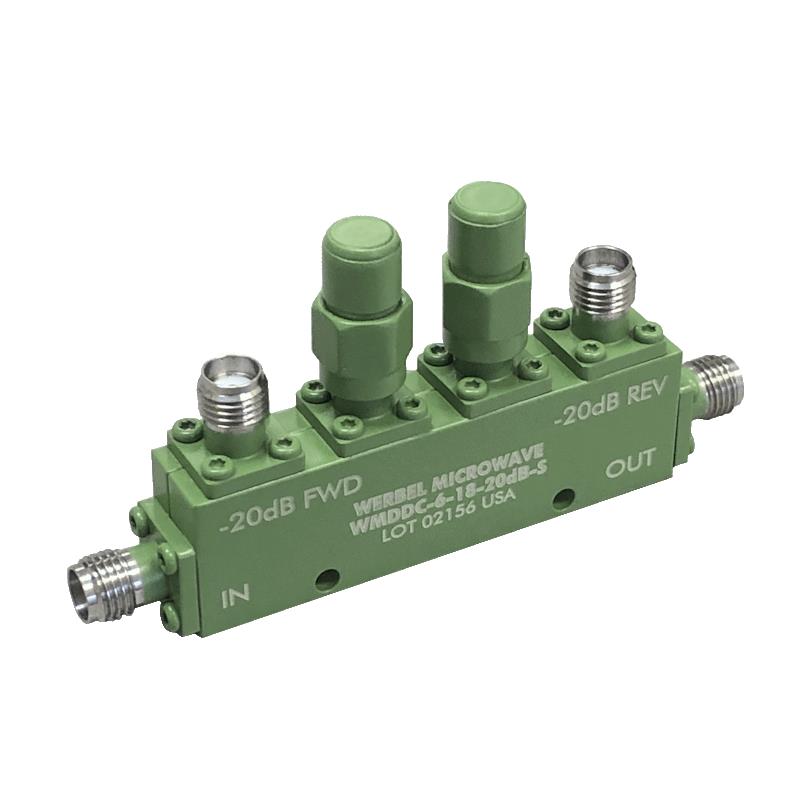 Werbel Microwave LLC WMDDC-6-18-10DB-S - Banda doble, vía doble 6GHz ~ 18GHz Celular, GSM, ISM, militar, PCN, Wi-Fi, WiMAX