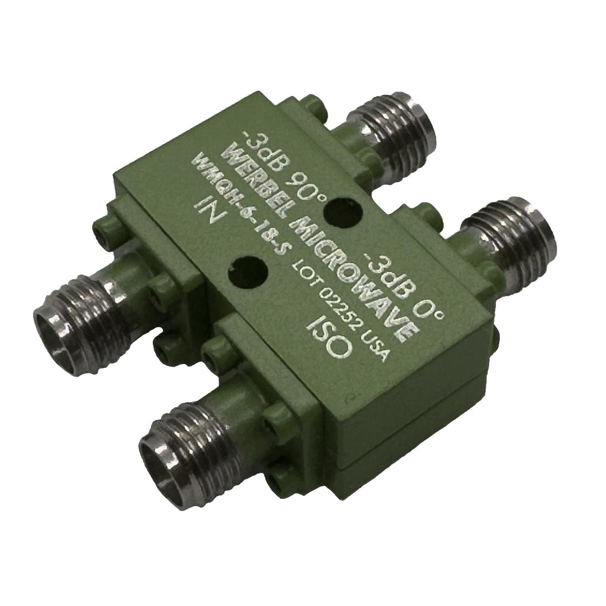 Werbel Microwave LLC WMQH-6-18-S Quadrature Hybrid Estándar 6GHz ~ 18GHz Propósito general