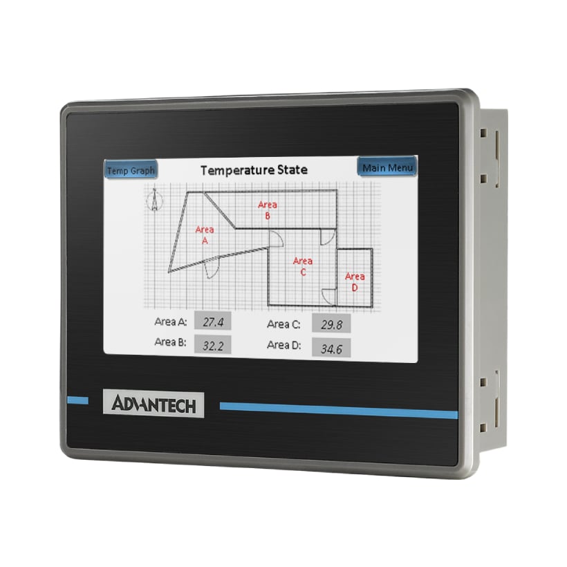 Advantech Corporation WOP-204K-NAE WOP Pantalla táctil 4.3"