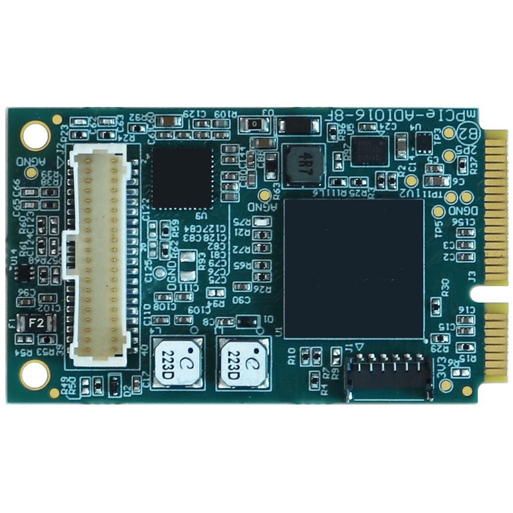 ACCES I/O Products, Inc. mPCIe-ADIO16-8FDS-T-CB - - -