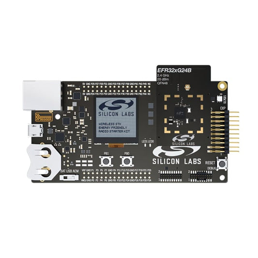 Silicon Labs XG24-PK6010A Mighty Gecko Transceiver; 802.15.4 (Thread, Zigbee®), Bluetooth® 5.x (BLE)