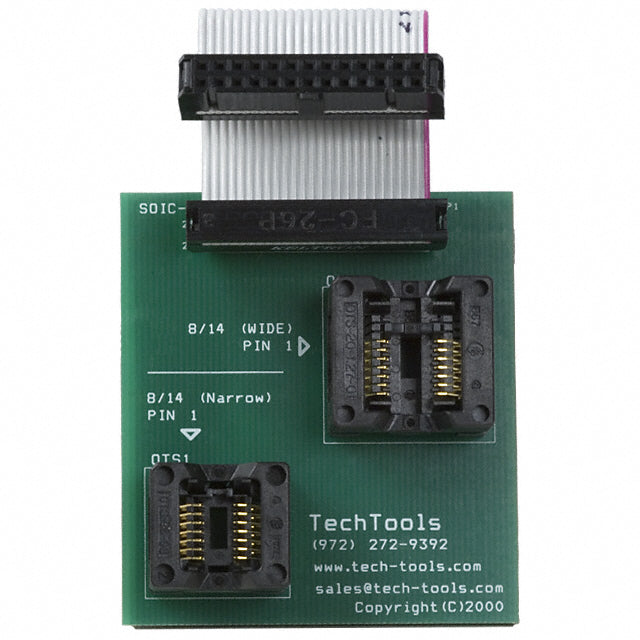 TechTools MP-SOIC8/14 - Socket Module - SOIC QuickWriter™, Parallax and PIC Writer Programmer